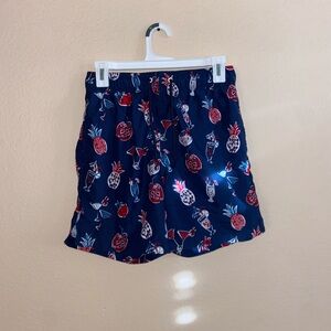 Mens navy pineapple hybrid boardshorts y2k street swim wear retro active bottoms